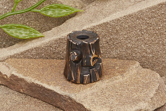 Бусина для темляка Пень (бронза) от мастерской Братьев Пешковых