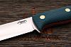 Нож туристический Южный крест Кедр-L, клинок 130мм, сталь N690Co, рукоять текстолит изумруд - фото №3