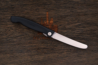 Складной кухонный нож Victorinox 100мм, сталь Dauphinox, рукоять PP черный