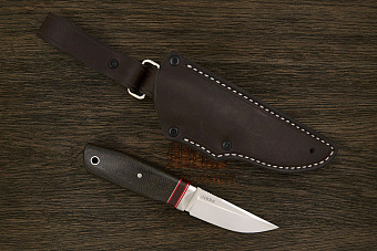 Нож туристический Геннадия Дедюхина Финочка, клинок 89мм, сталь N690, рукоять микарта