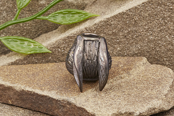 Бусина на темляк «Косой» титан