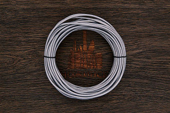 Кожаный шнурок 3мм (серебристый), кратно 1м