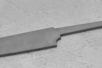 Заготовка для ножа, сталь N690Co 3,1мм. Модель "Аппарель У135" с клинком 135мм, ТО 61-62HRC