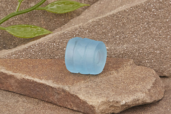 Бусина на темляк №4 голубая