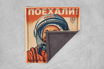 Хэнк EDC платок Ponomarev Forge Поехали!, 23×23см