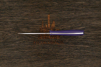 Нож EDC UralEDC ТузЪ, клинок 80мм, сталь 65Х13, рукоять G10 фиолетовый