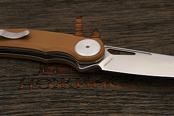 Складной нож Dr. Tech Ondin, сталь N690, рукоять G10 коричневый