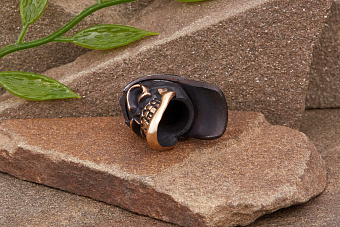 Бусина для темляка Чёткий в бейсболке (бронза) от мастерской Братьев Пешковых