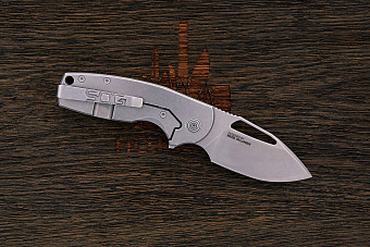 Складной нож SOG Stout FLK, сталь D2, рукоять G10/сталь
