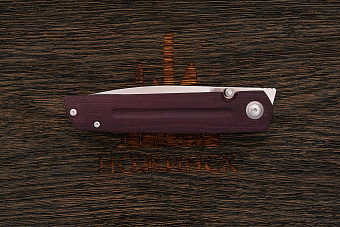 Нож складной Artisan Sirius, клинок 89мм, сталь CPM S35VN, рукоять микарта бордо