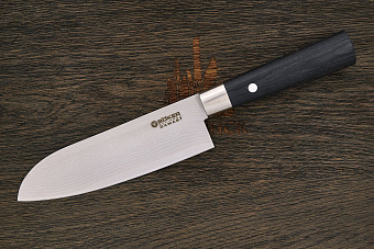 Нож кухонный Böker сантоку 172мм, сталь VG-10 в обкладках из дамаска