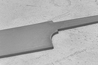 Заготовка для ножа, сталь MagnaCut 2,7мм. Модель "Геликон ГШ200" с клинком 200мм, ТО 61-62HRC