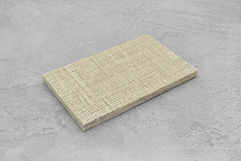 Джутовая микарта, плашка 130x80x8(+)мм бежевая