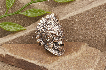 Бусина на темляк Жрец/Рука с сердцем от мастерской Крымская бронза