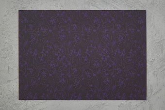 Kydex Toxic Skull black/purple 2,03мм, лист 300x200мм