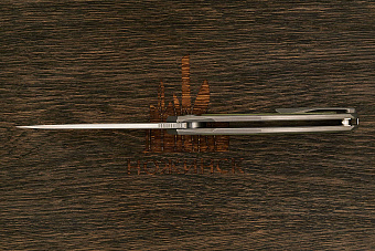 Складной нож Shirogorov knives Quantum Ursus, сталь Cromax, рукоять титан/G10 зеленый