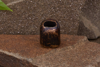 Бусина для темляка Маска-I (бронза) от мастерской Шефера