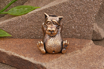 Бусина на темляк Обжора от мастерской Крымская бронза