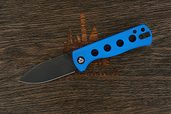 Нож складной QSP Canary Folder, клинок 72мм, сталь Sandvik 14C28N, рукоять G10 синий
