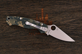 Складной нож Spyderco Para-military 2, сталь CPM S30V, рукоять G10 камо