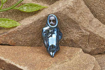 Бусина на темляк «Призрак» Т1 кобальт