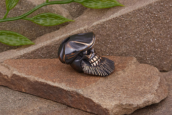 Бусина для темляка Борода (бронза) от мастерской Братьев Пешковых