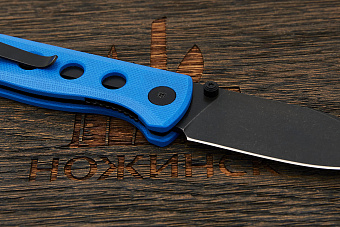 Нож складной QSP Canary Folder, клинок 72мм, сталь Sandvik 14C28N, рукоять G10 синий