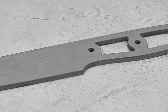 Заготовка для ножа, сталь 8Cr14MoV 4,1мм. Модель "Универсал-II" с клинком 135мм, ТО 61-62HRC