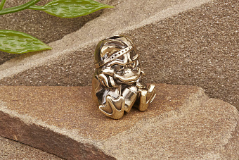 Бусина на темляк Дак от мастерской Крымская бронза